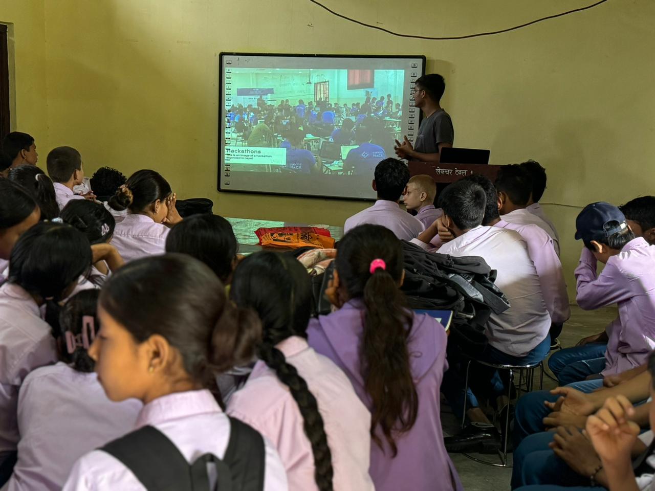 Awareness Session on opportunities like Hackathons, Olympiads by Aashish Panthi Cosog Nepal