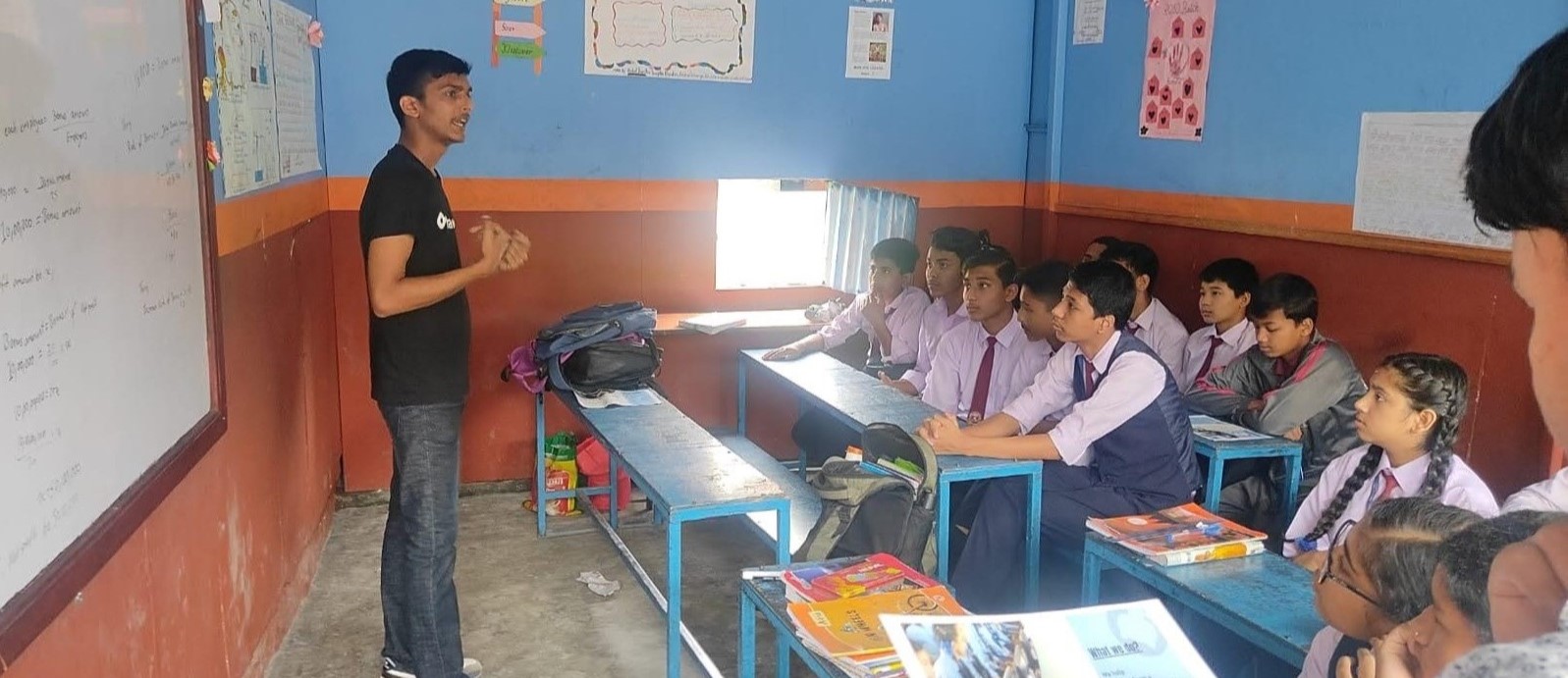 CoSoG Nepal presentation at Everest school
