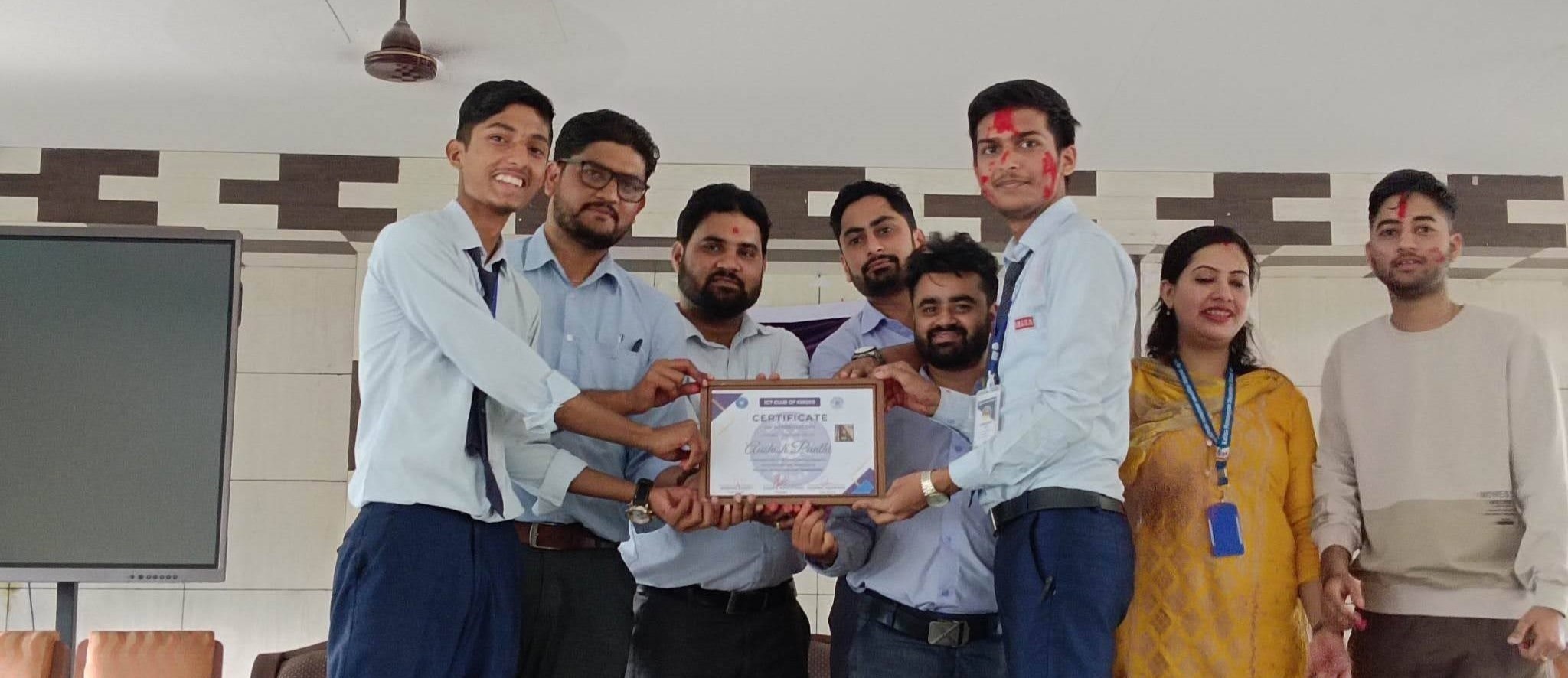 ICT Club of KMGSS tenure completed