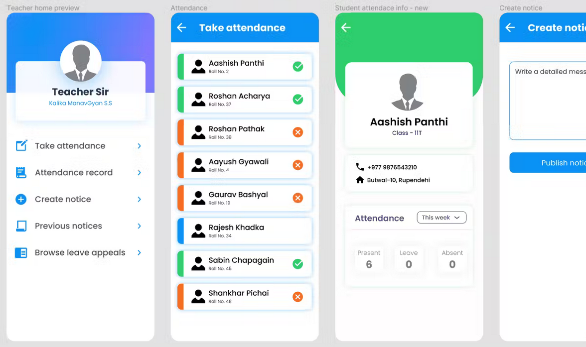 Attende - an attendance management system