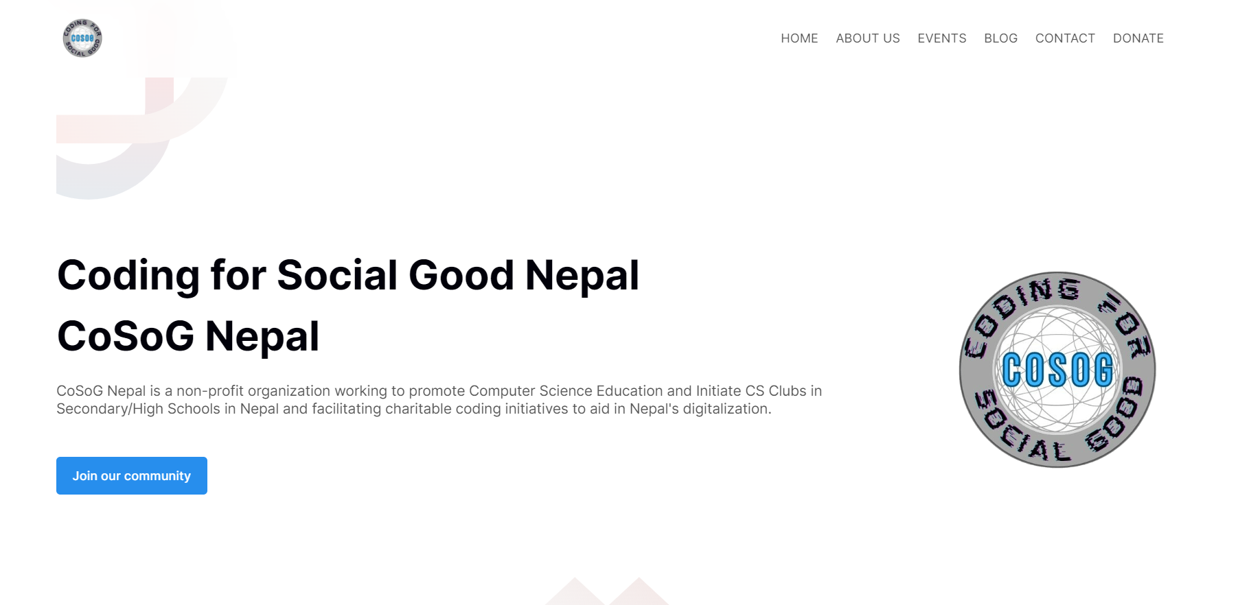 Coding for Social Good (CoSoG) Nepal